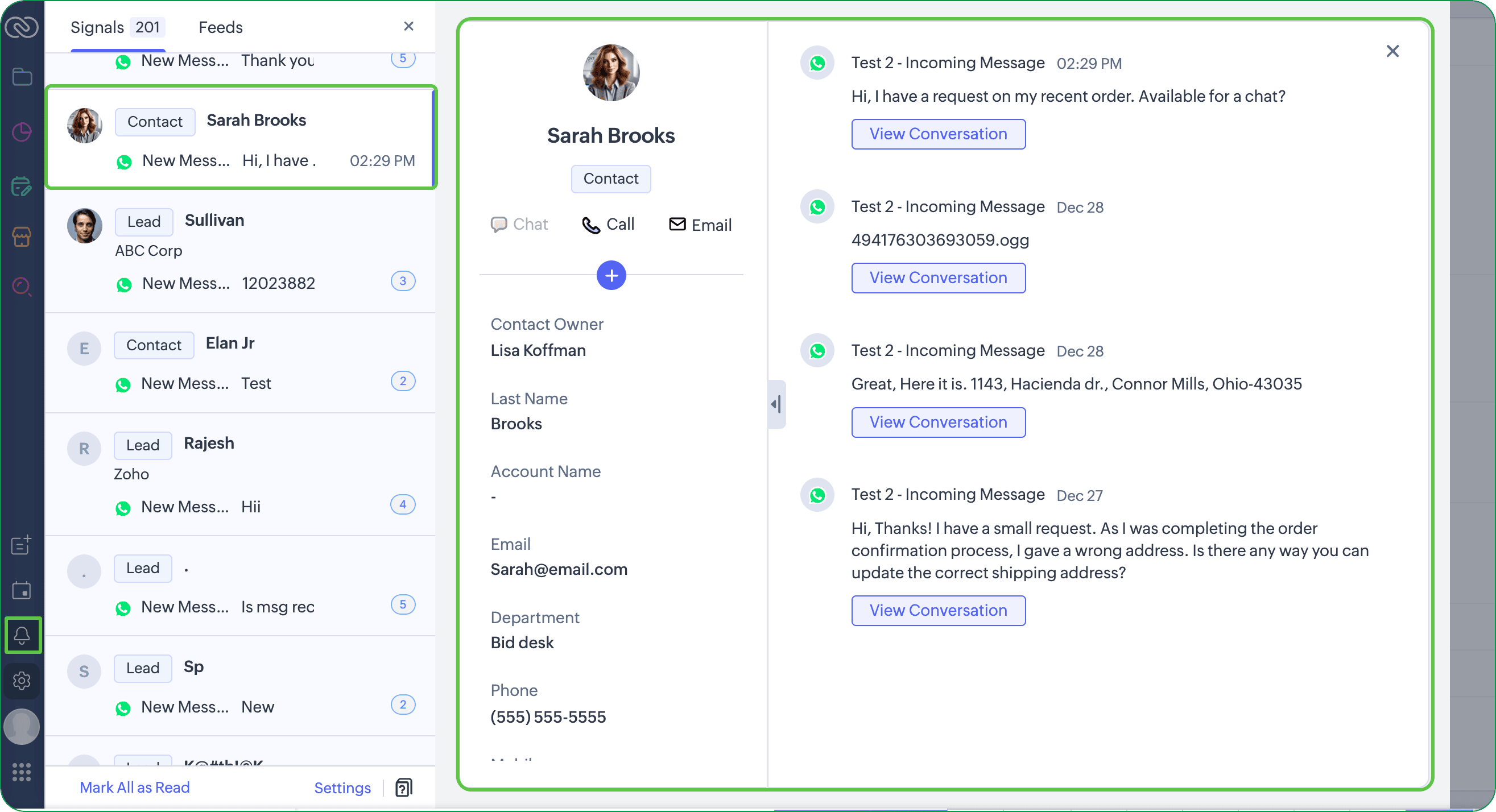 Zoho CRM CRM Pipeline