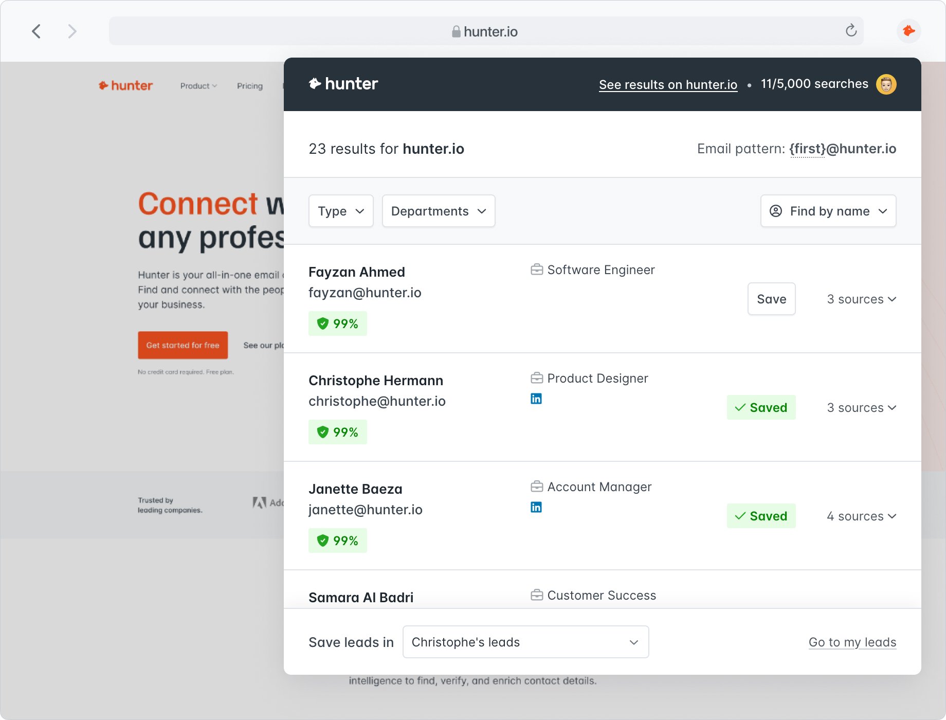 Hunter.io