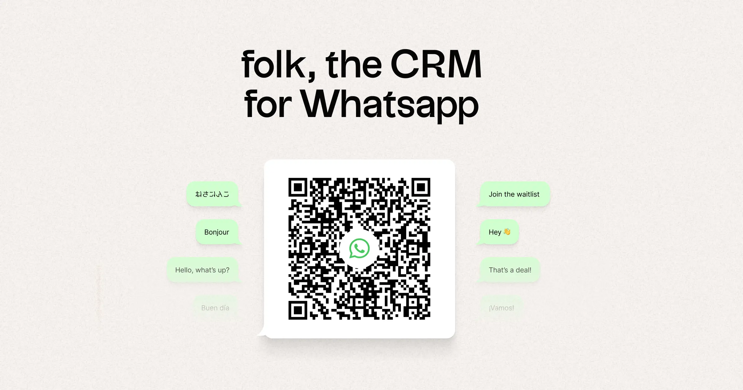 folk CRM mejor crm para whatsapp