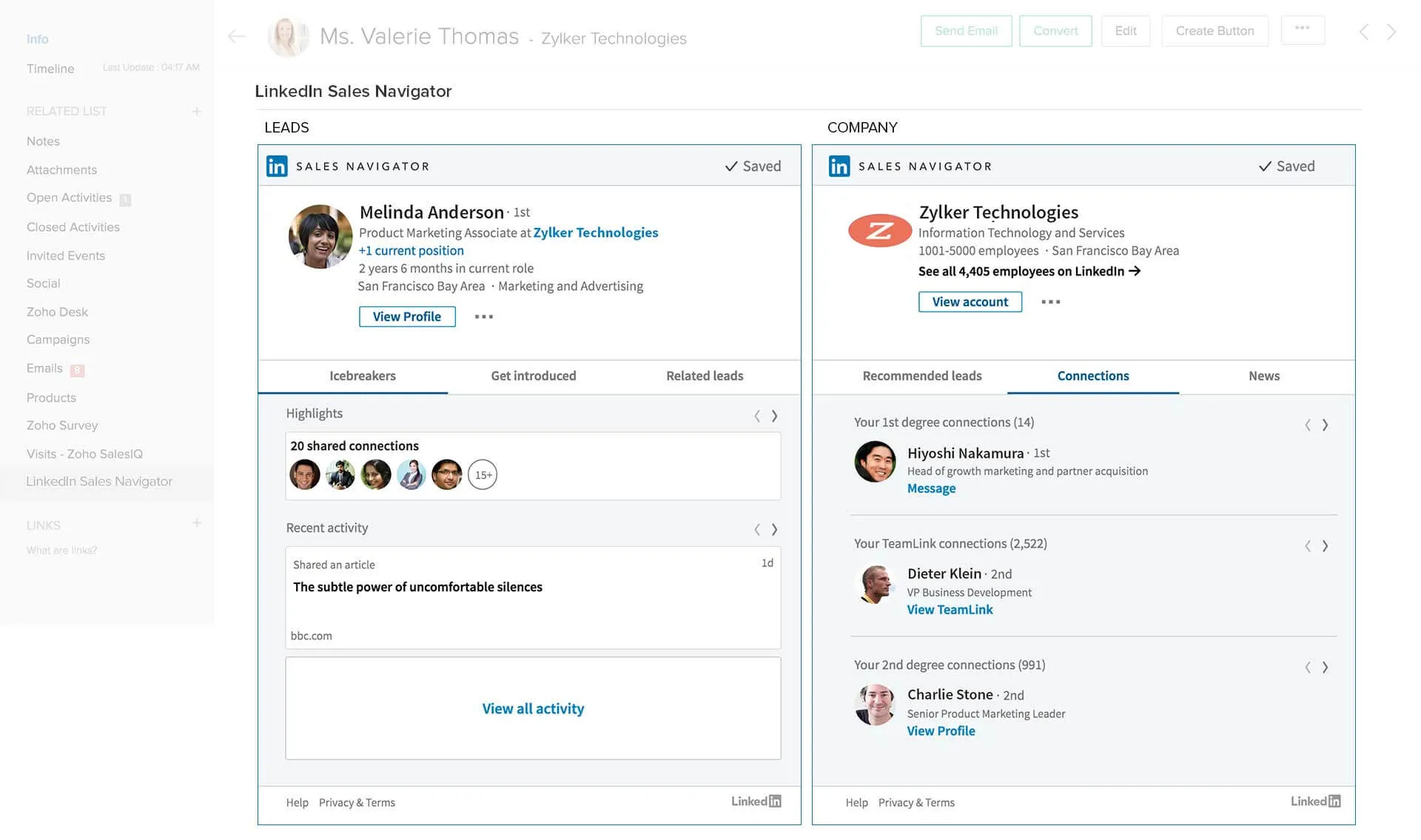 Zoho CRM CRM Pipeline