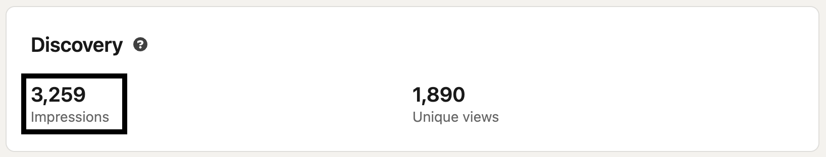 what are linkedin impressions