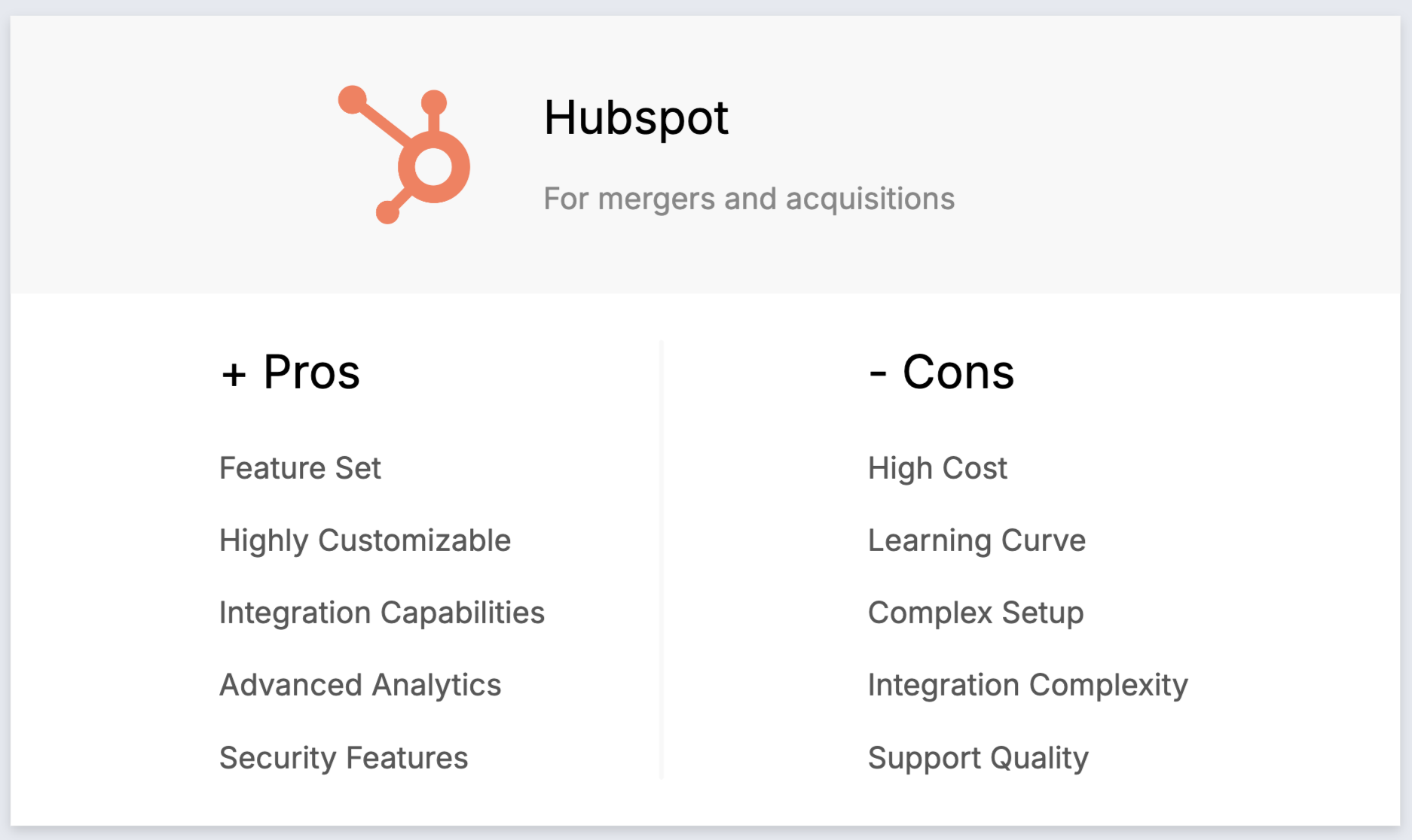 hubspot m&a