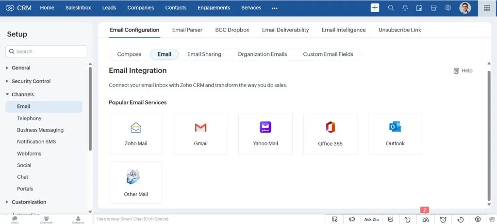 Zoho CRM CRM Pipeline