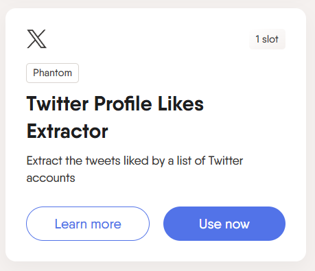 Export likes phantombuster