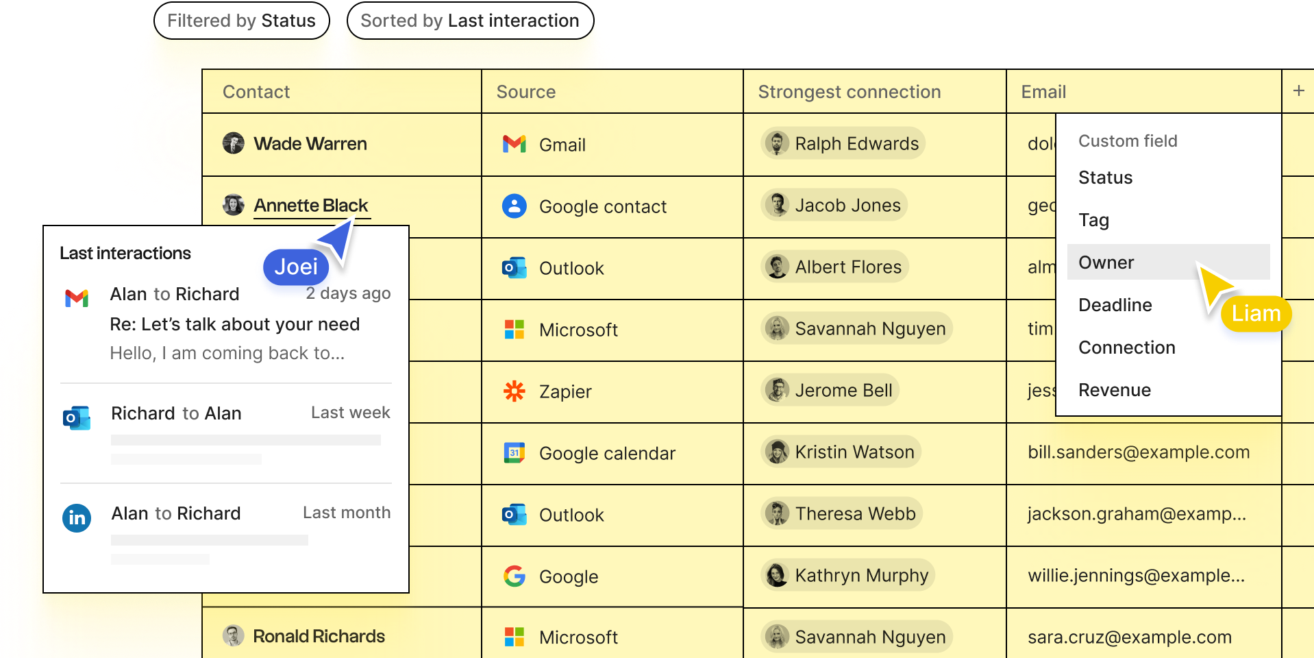 folk contact management