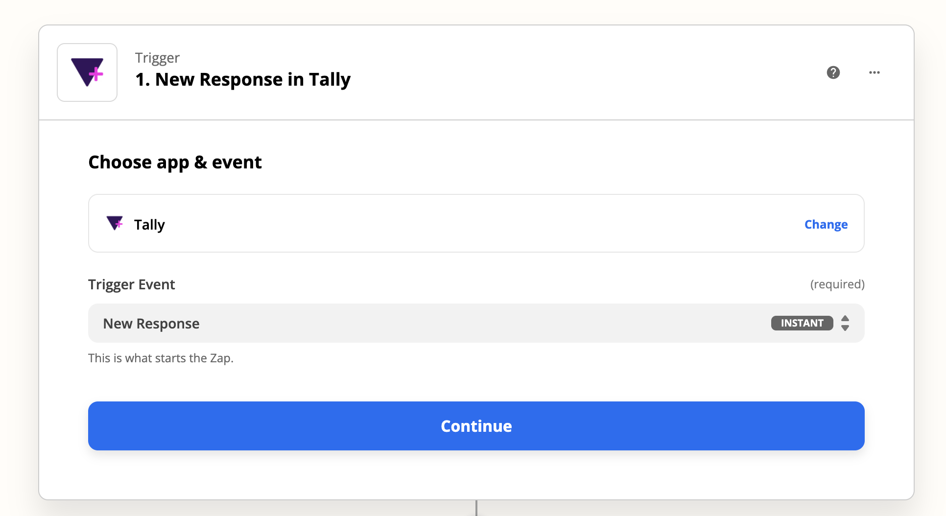Tally trigger on folk