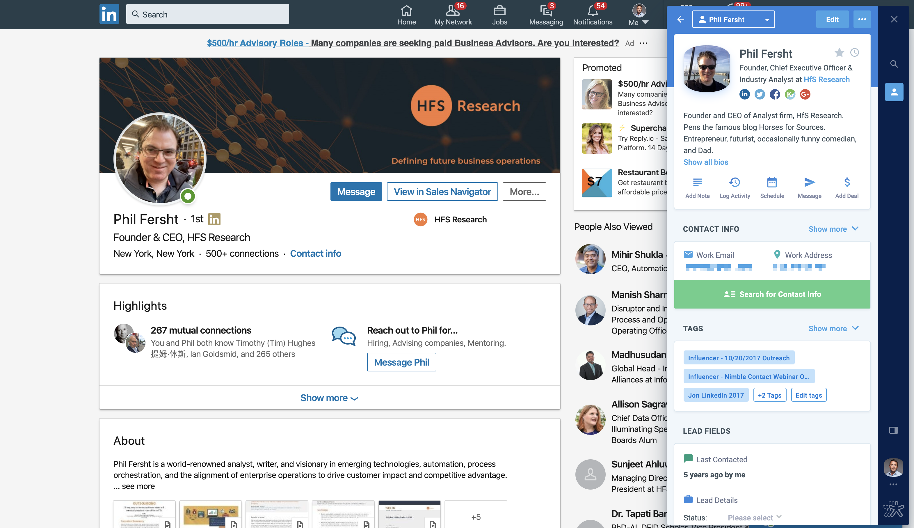 Nimble CRM Pipeline
