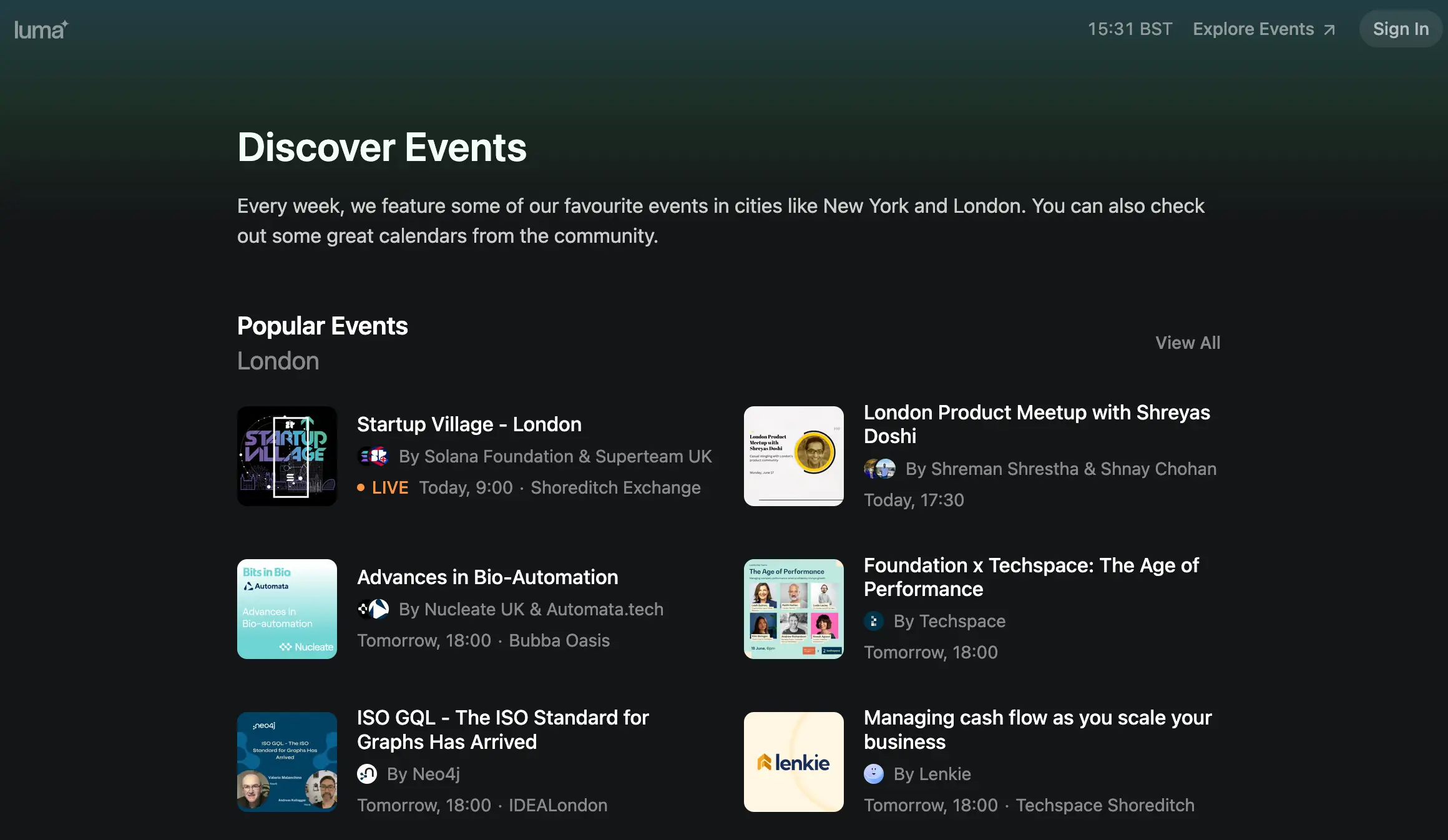 luma linkedin alternative