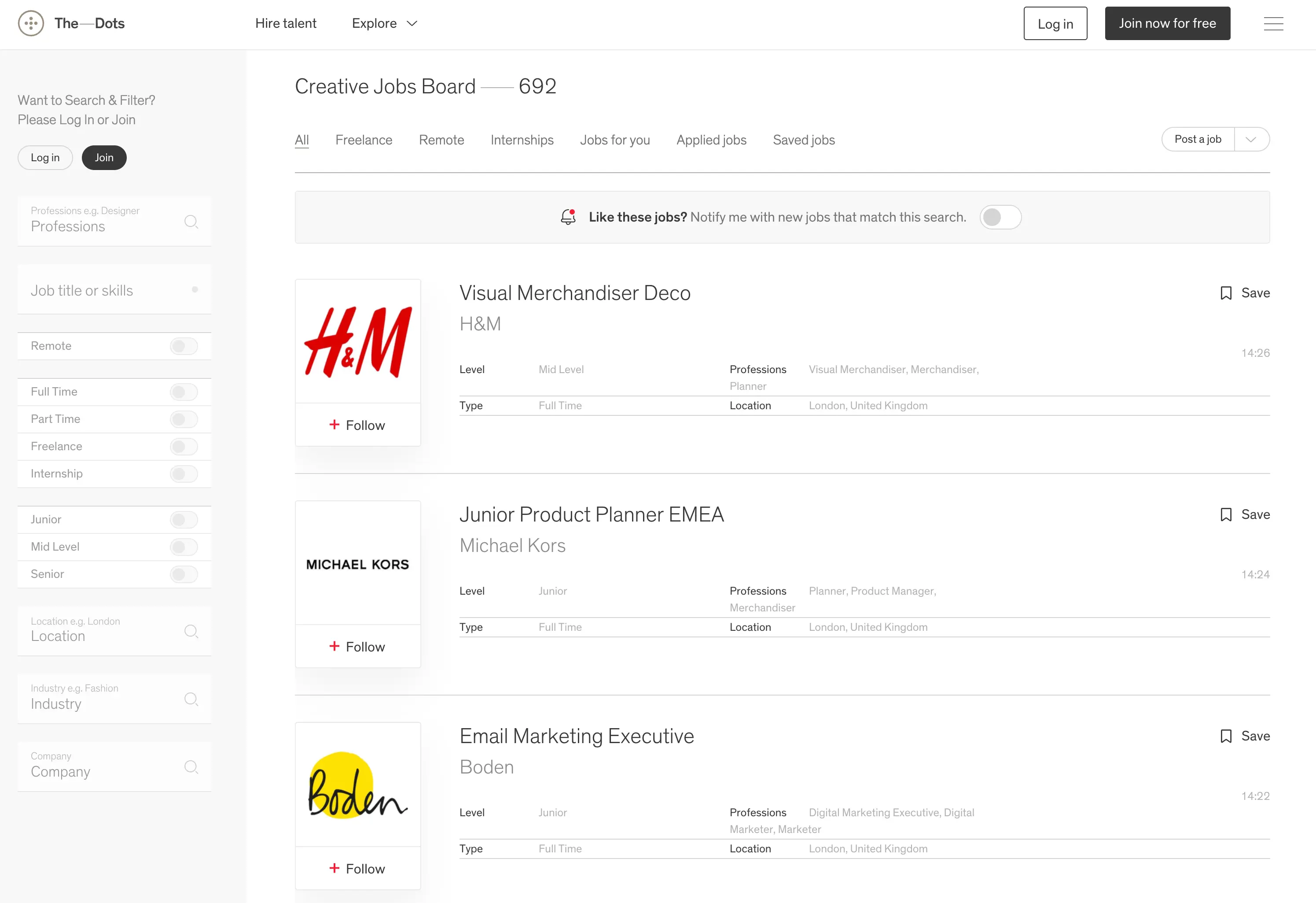 The Dots LinkedIn Alternative