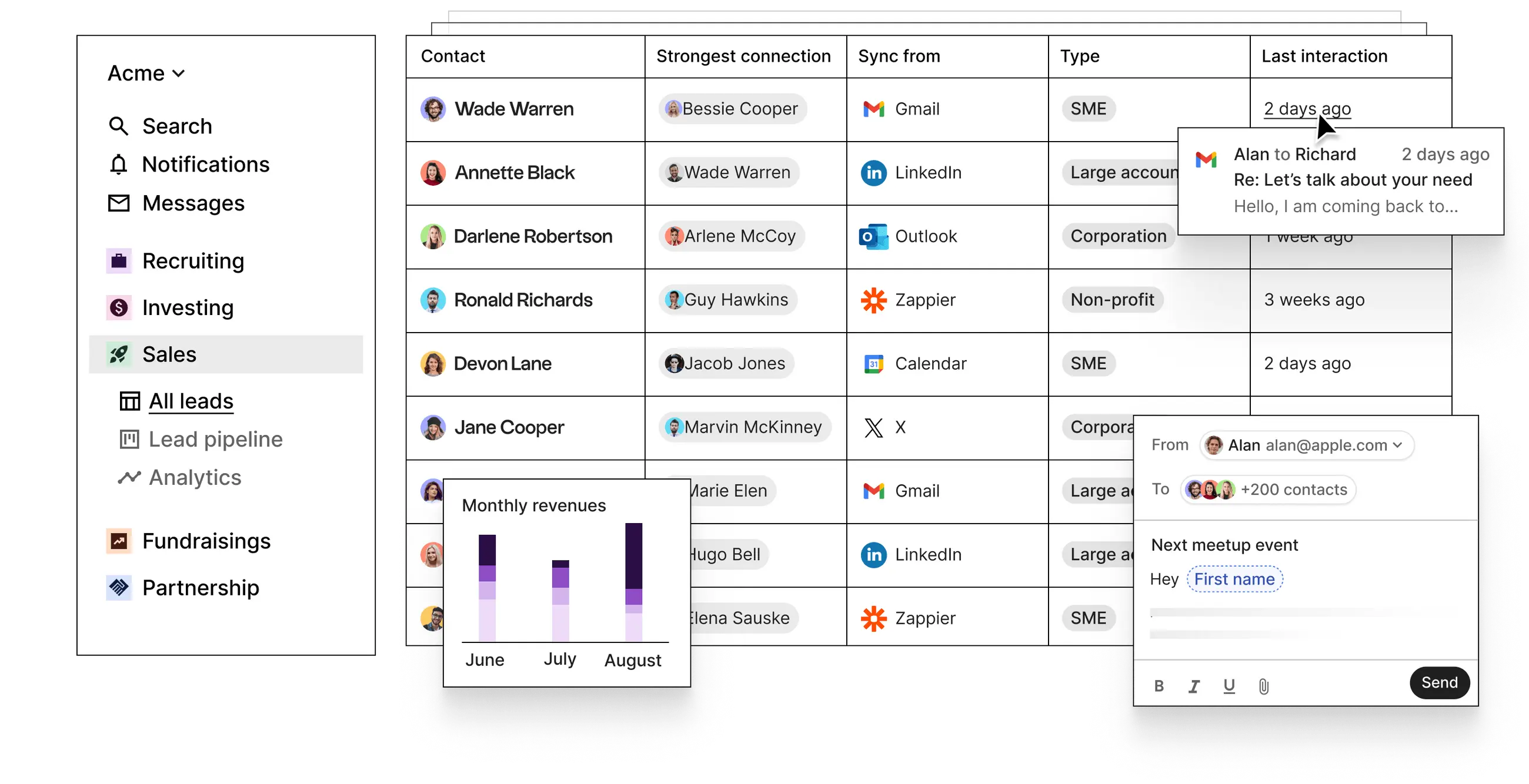 folk CRM - Linkedin alternative