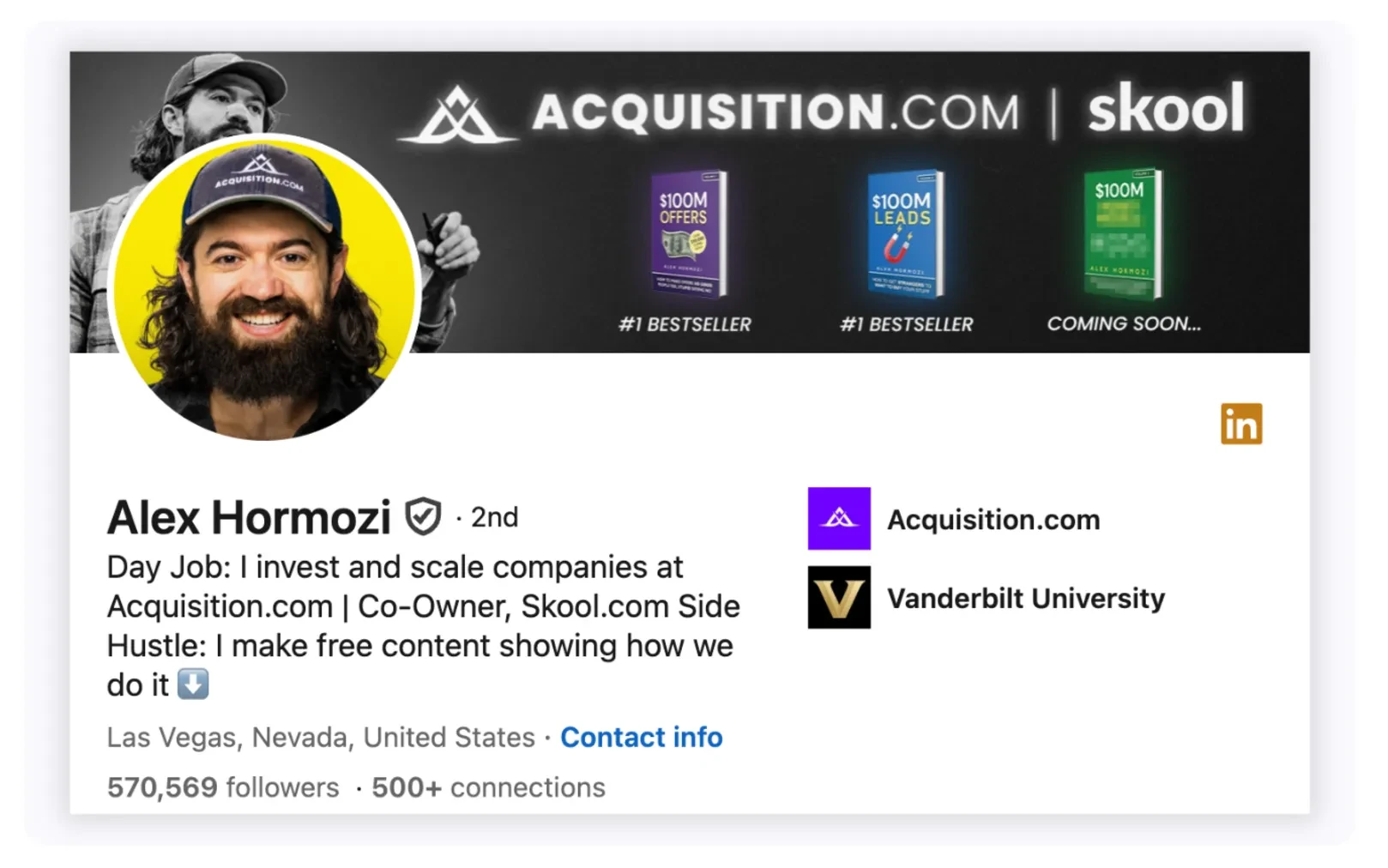 linkedin profile