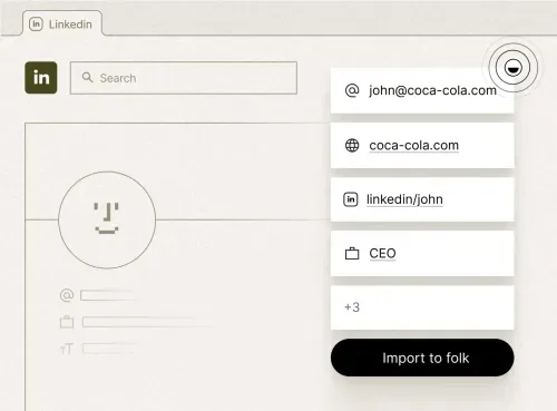 LinkedIn profile page showing CEO contact information and account details