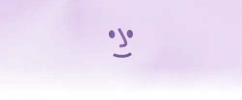 Simple smiling face with two dots for eyes and curved lines forming a happy expression