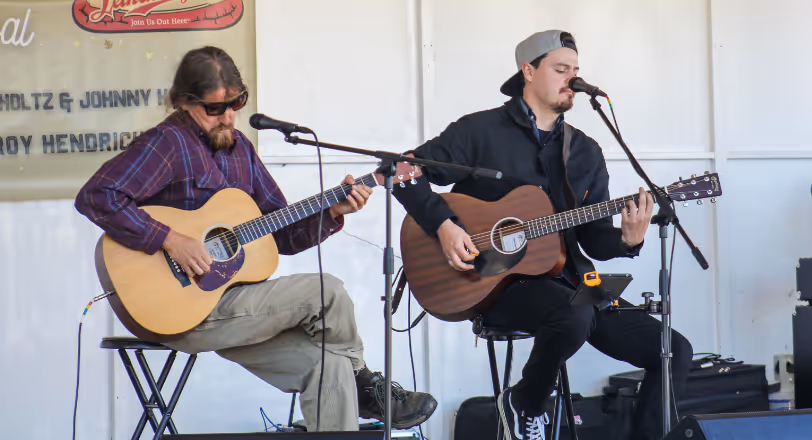 live music at Harvest Festival, Custer