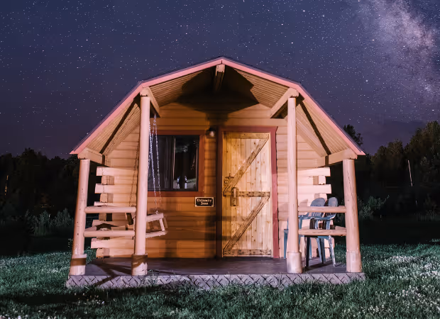 cabin outdoors