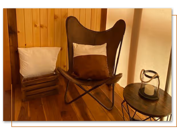 Mountain Mama glamping tent at Buffalo Ridge Camp Resort in Custer, SD