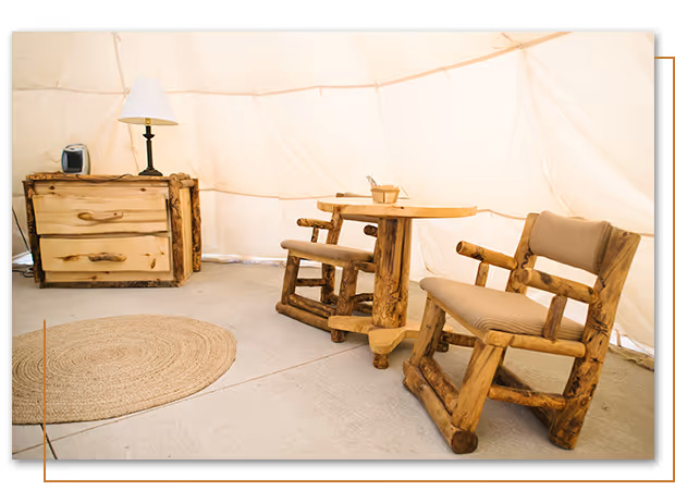 Eagle Deluxe Teepee at Buffalo Ridge Camp Resort in Custer, SD