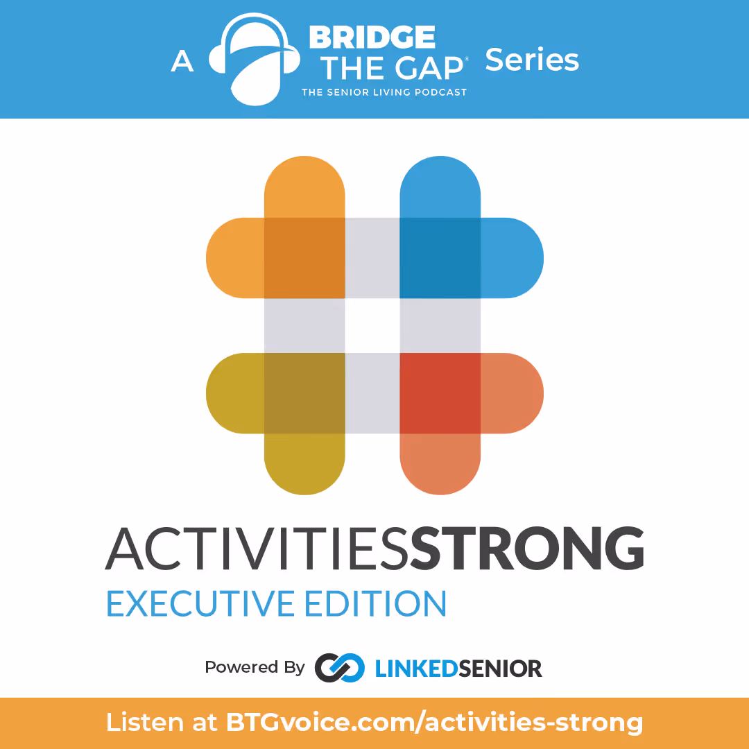 The #ActivitiesStrong Initiative, led by Linked Senior, aims to promote, engage and empower wellness directors and senior living executives to continue the conversation surrounding health and wellness in aging adults. The resources provided & webinar series are an outlet for conversation to further the mission of combating isolation and encouraging safe, social opportunities for teams & residents.