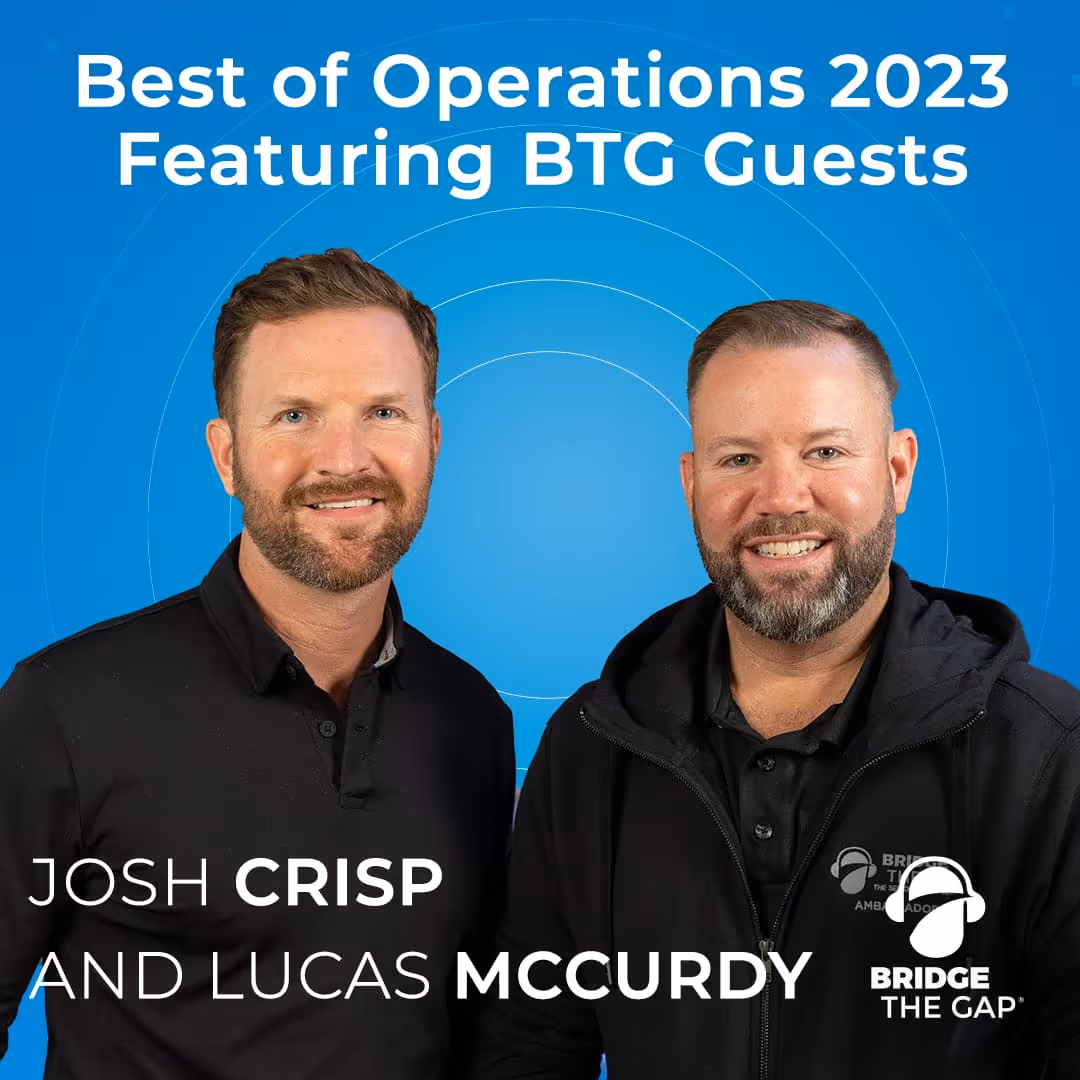 Welcome to Bridge the Gap with hosts Josh Crisp and Lucas McCurdy. A podcast dedicated to inform, educate and influence the future of housing and services for seniors. Bridge the Gap aims to help shape the culture of the senior living industry by being an advocate and a positive voice of influence which drives quality outcomes for our aging population.