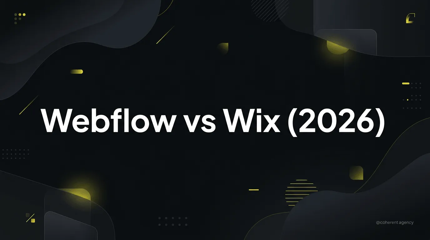 WordPress powers 40%+ of the web. Webflow is growing fast among businesses that want more design control with less maintenance overhead. Here’s an honest breakdown — we use Webflow primarily, so you know our bias.
