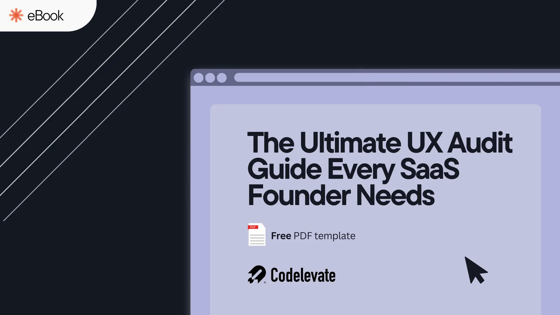 UX audit for SaaS guide ebook