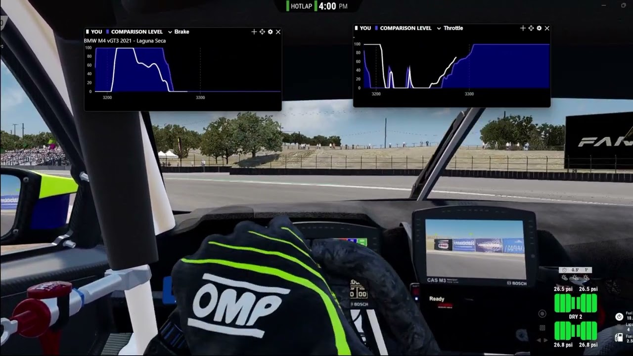 trophi.ai telemetry overlay in driver view.