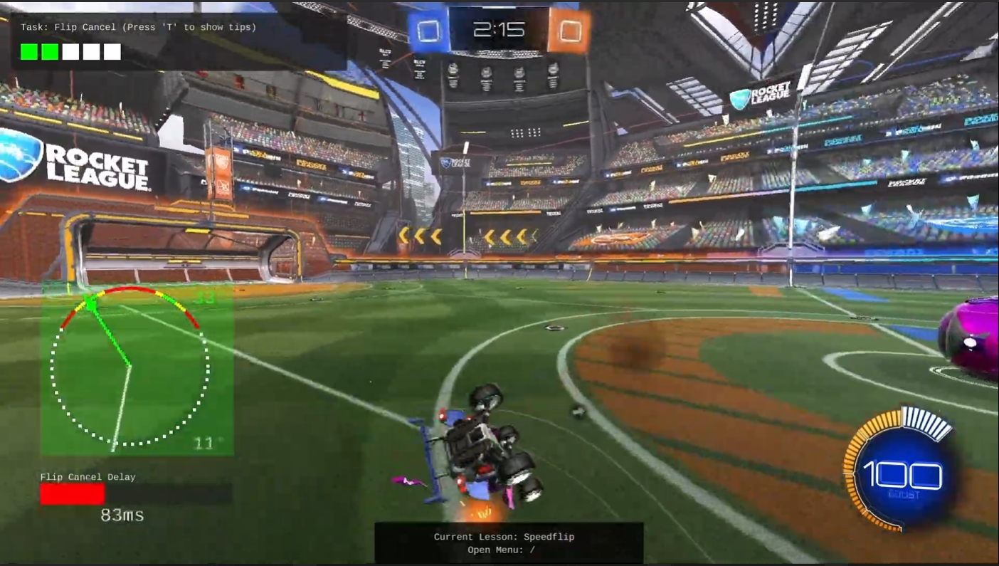 Flip cancel input: pull straight back immediately after flipping forward