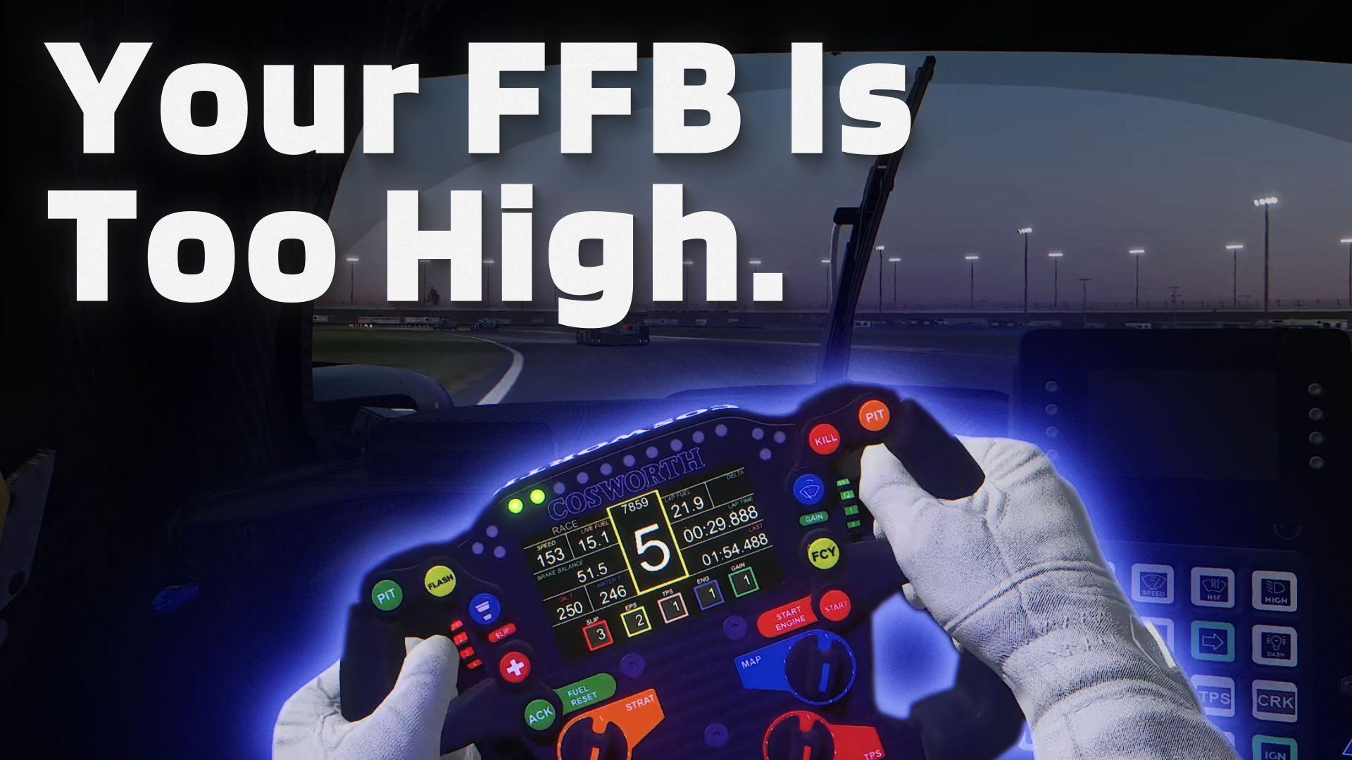 Why Most Sim Racers Use Too Much Force Feedback (And How to Fix It)