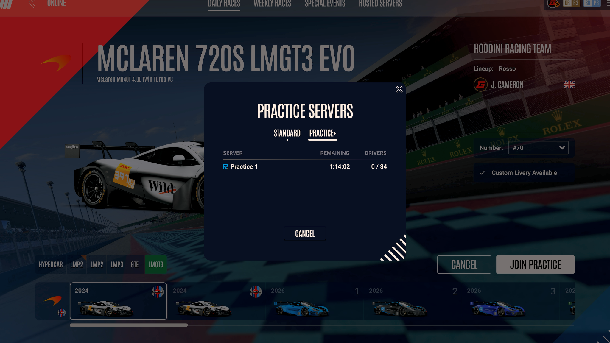 Practice+servers in LMU