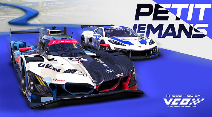iRacing Petit Le Mans Special Event featuring GTP and GT3 race cars