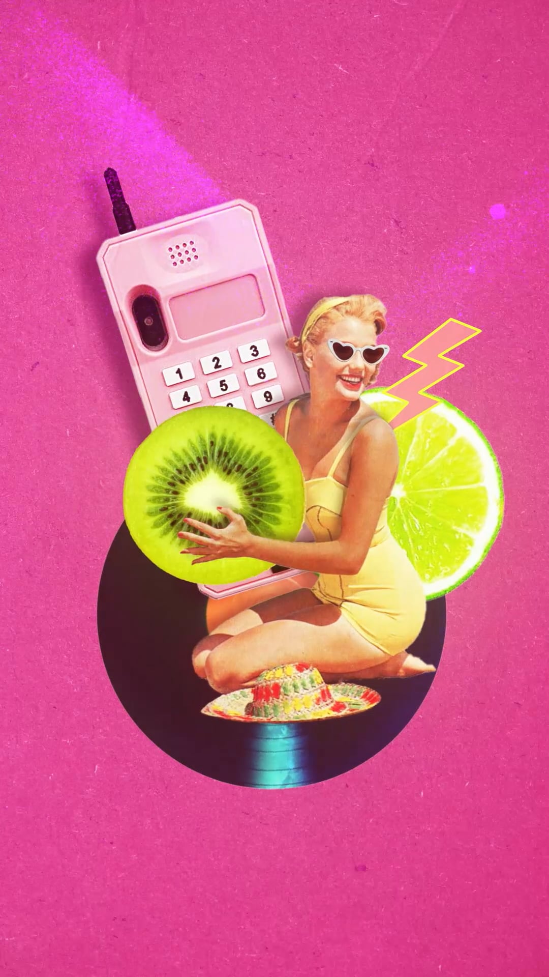 Summer Nostalgia Collage Pack