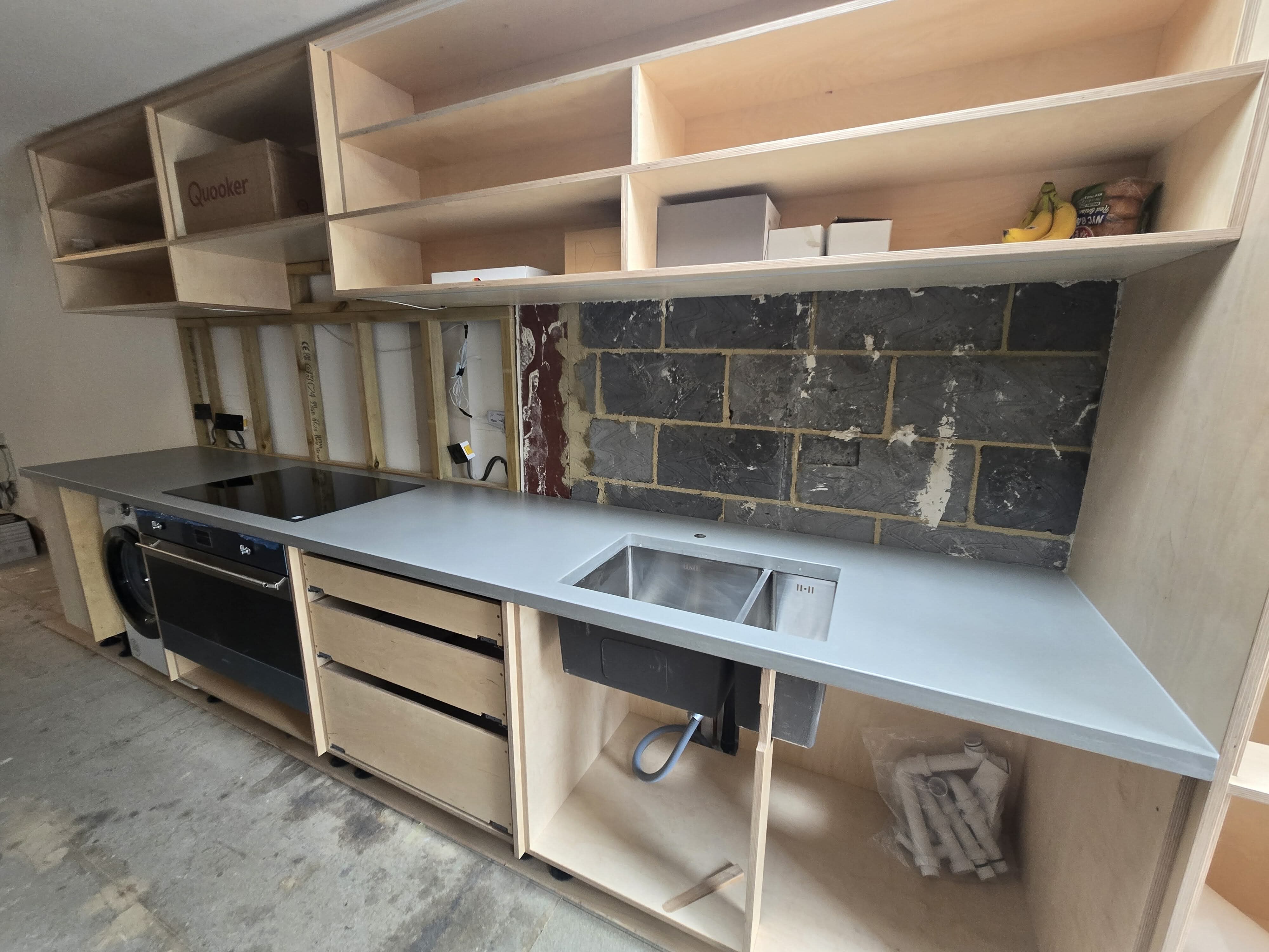 All in one worktop