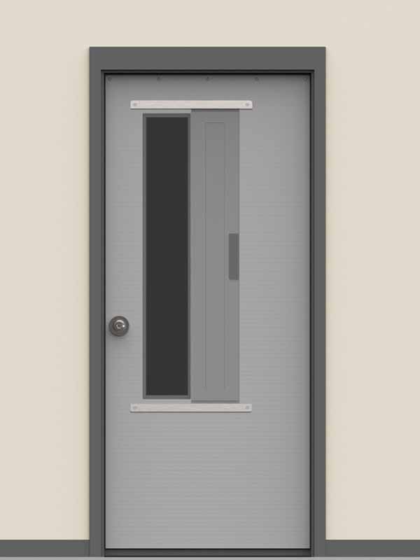 Fixed Panel Door shield with Sliding Lite Kit