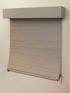 Bulletproof window shade with locks, deployed