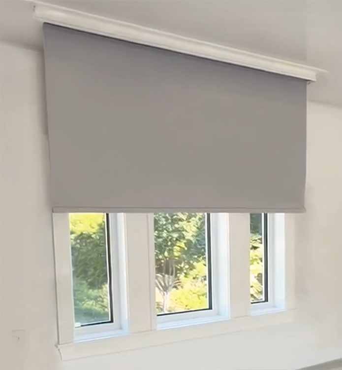 Bulletproof window shade motorized