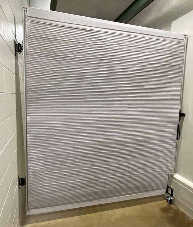 Bulletproof barrier hallway gate