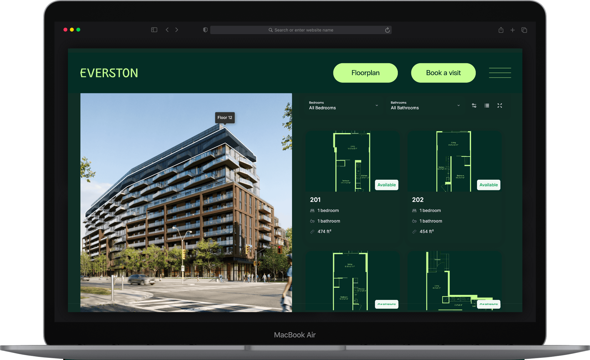 Example of Planpoint Viewer WordPress plugin for Everston project