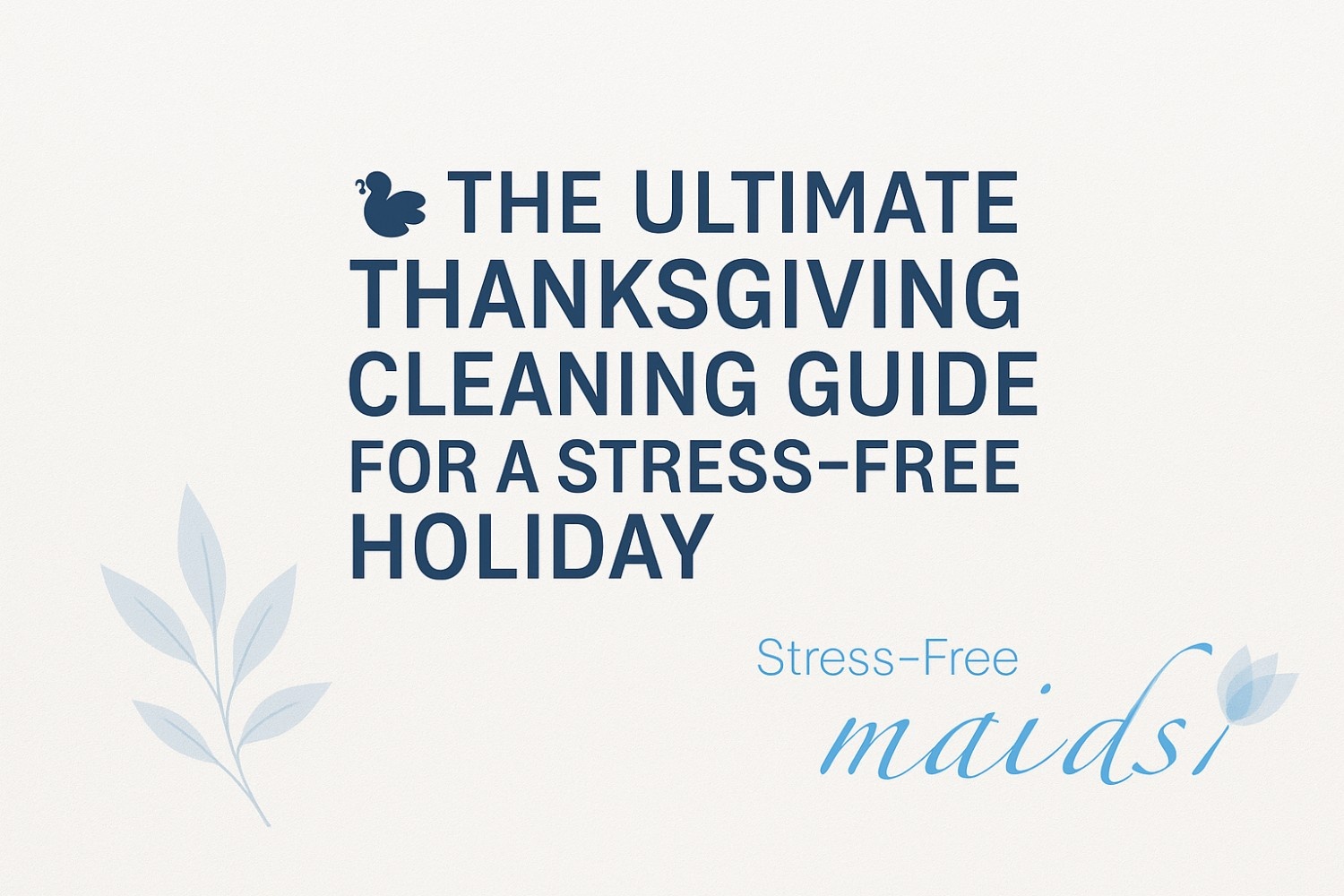 Make This Thanksgiving Stress-FreeWhether you need a pre-holiday deep clean or help resetting your home after the celebration, we’re here to make it effortless.🧽✨ Book your Thanksgiving deep clean with Stress-Free Maids today!