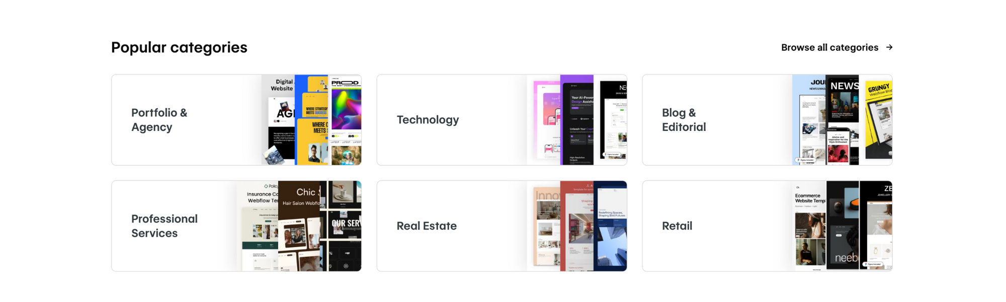 Webflow templates