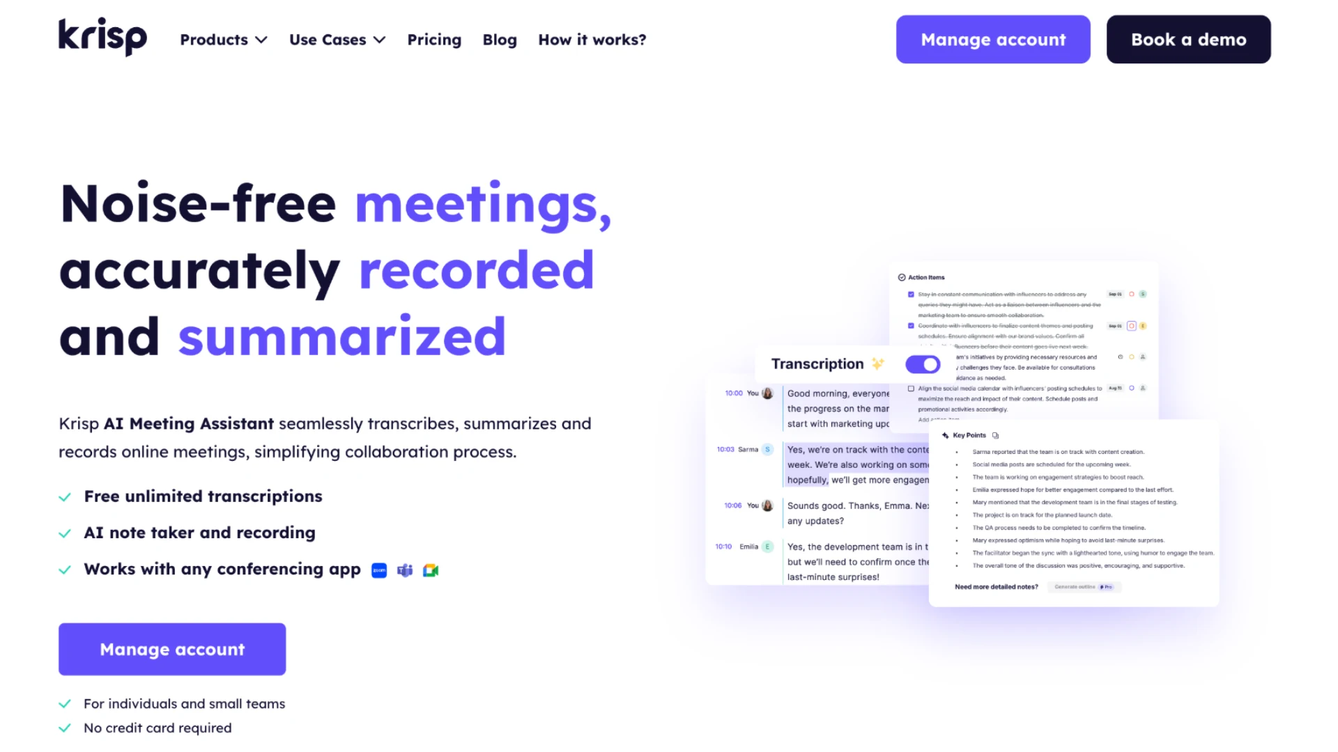 AI meeting notes agent