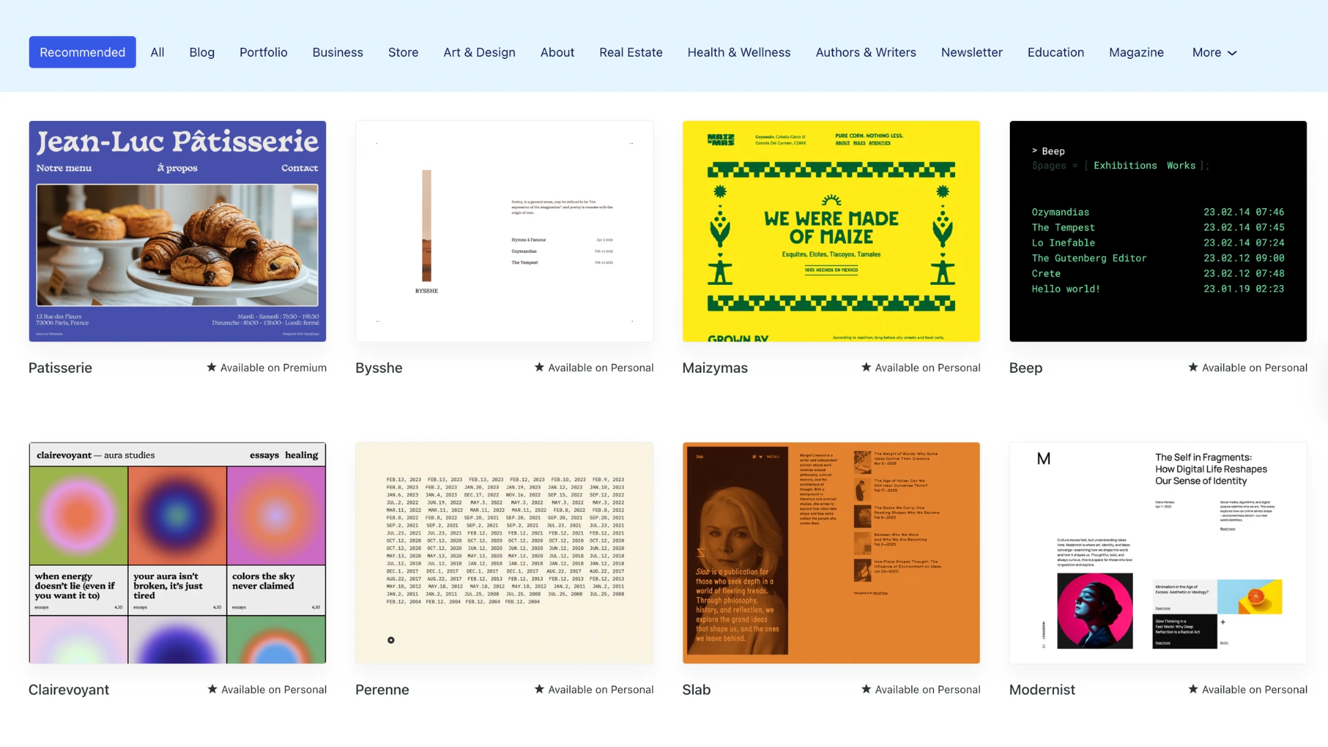 wordpress themes