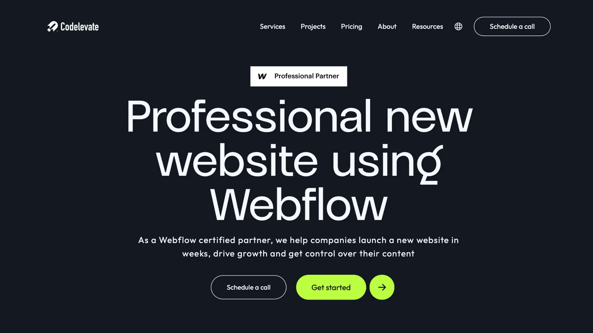 Codelevate Webflow Agency Amsterdam