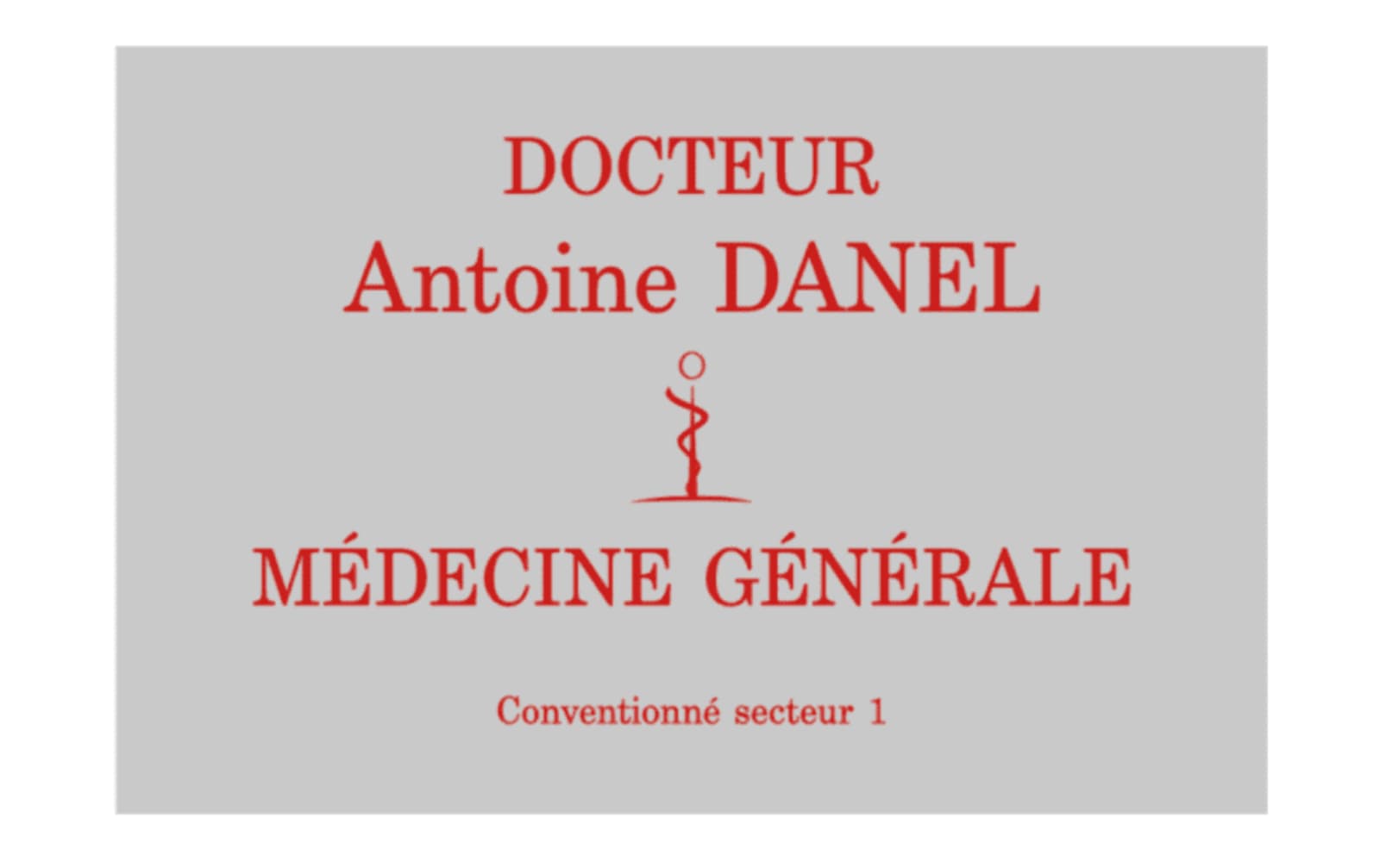 Dr Antoine Danel
