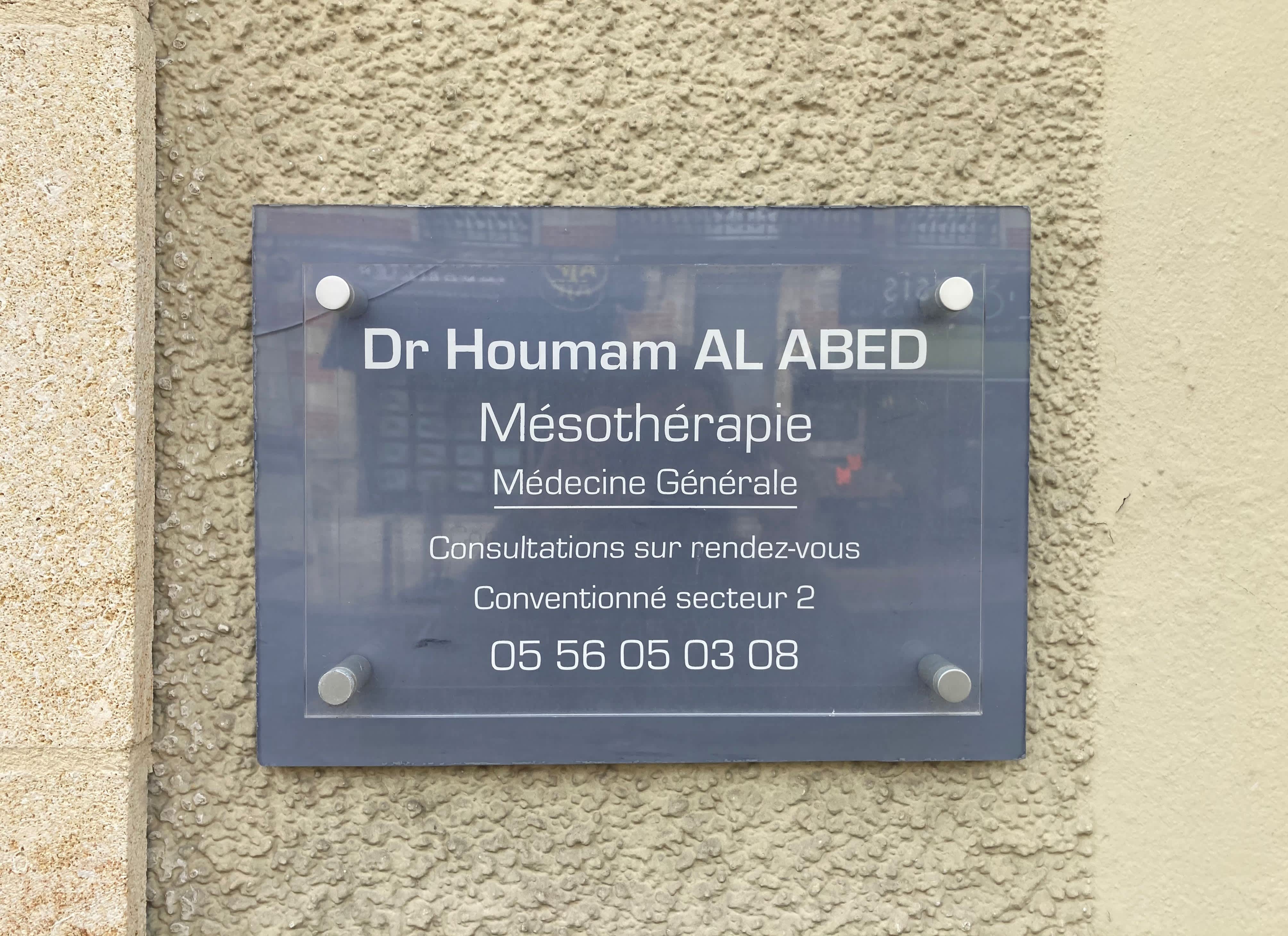 Dr Houmam Al Abed