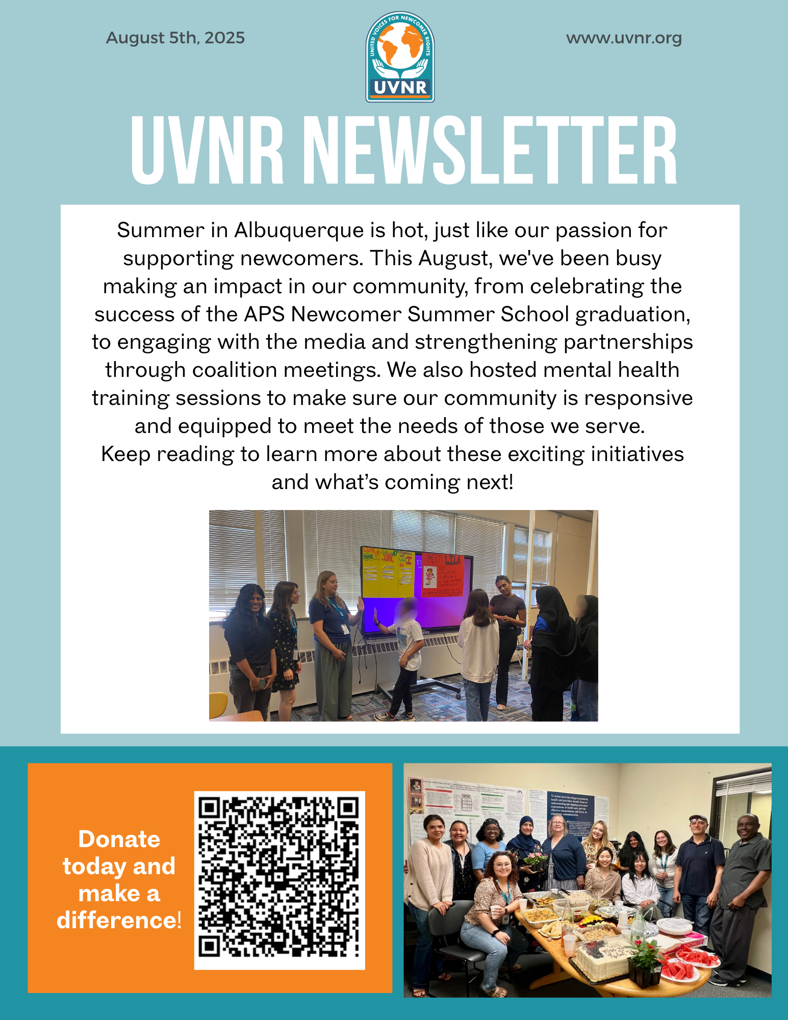 August 2025 Newsletter