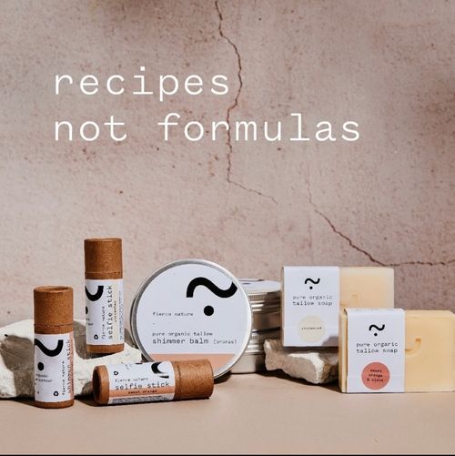 A picture of multiple fierce nature products