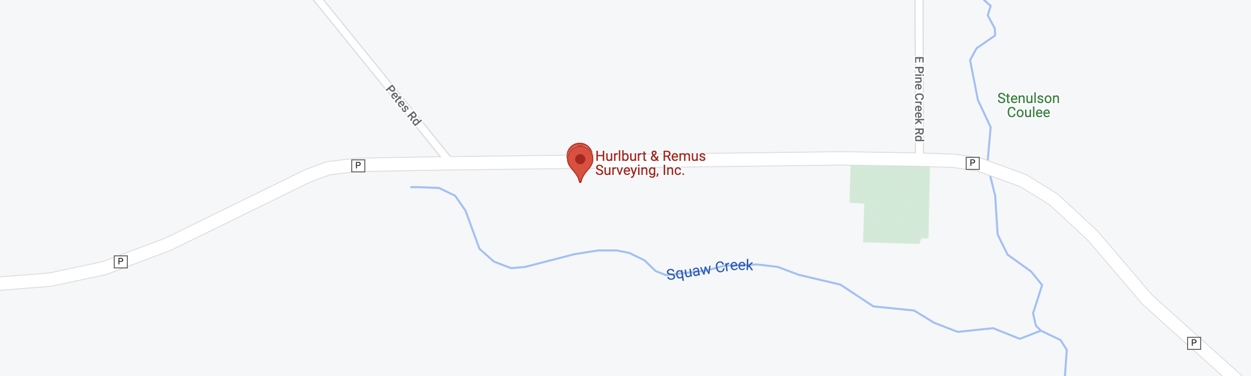 Map location of the HR Survey Office.