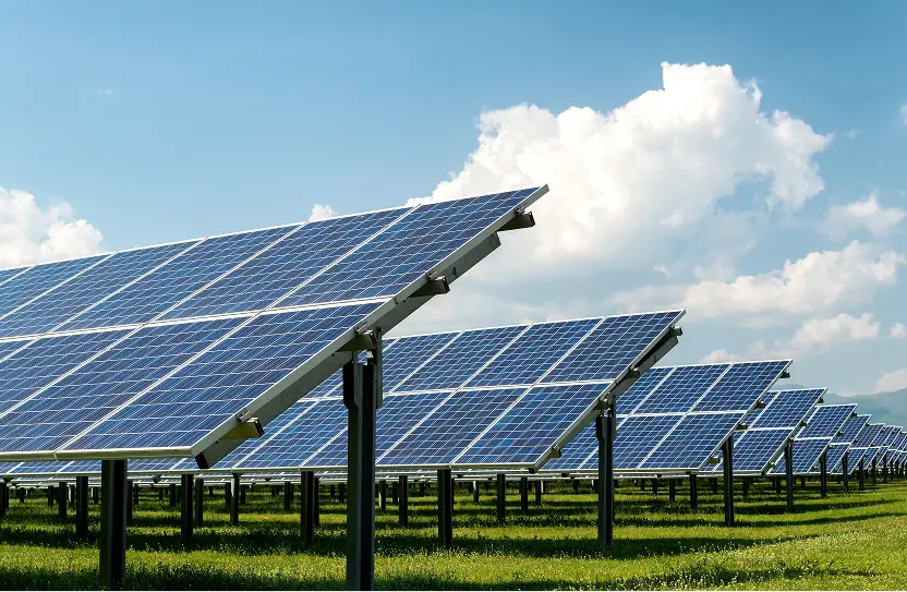 Image of a solar panels