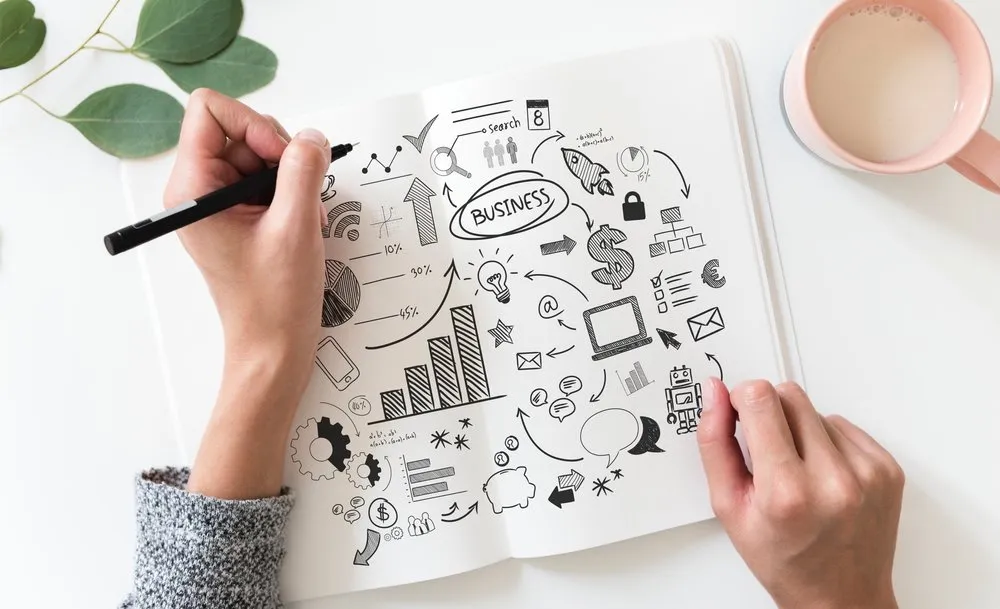 Hand writing on a page, Bending the Curves to Drive ROI with Artificial Intelligence