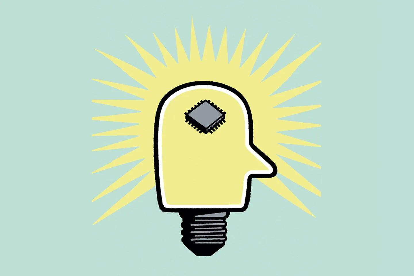 Lightbulb, The Secret to AI is Vuja De